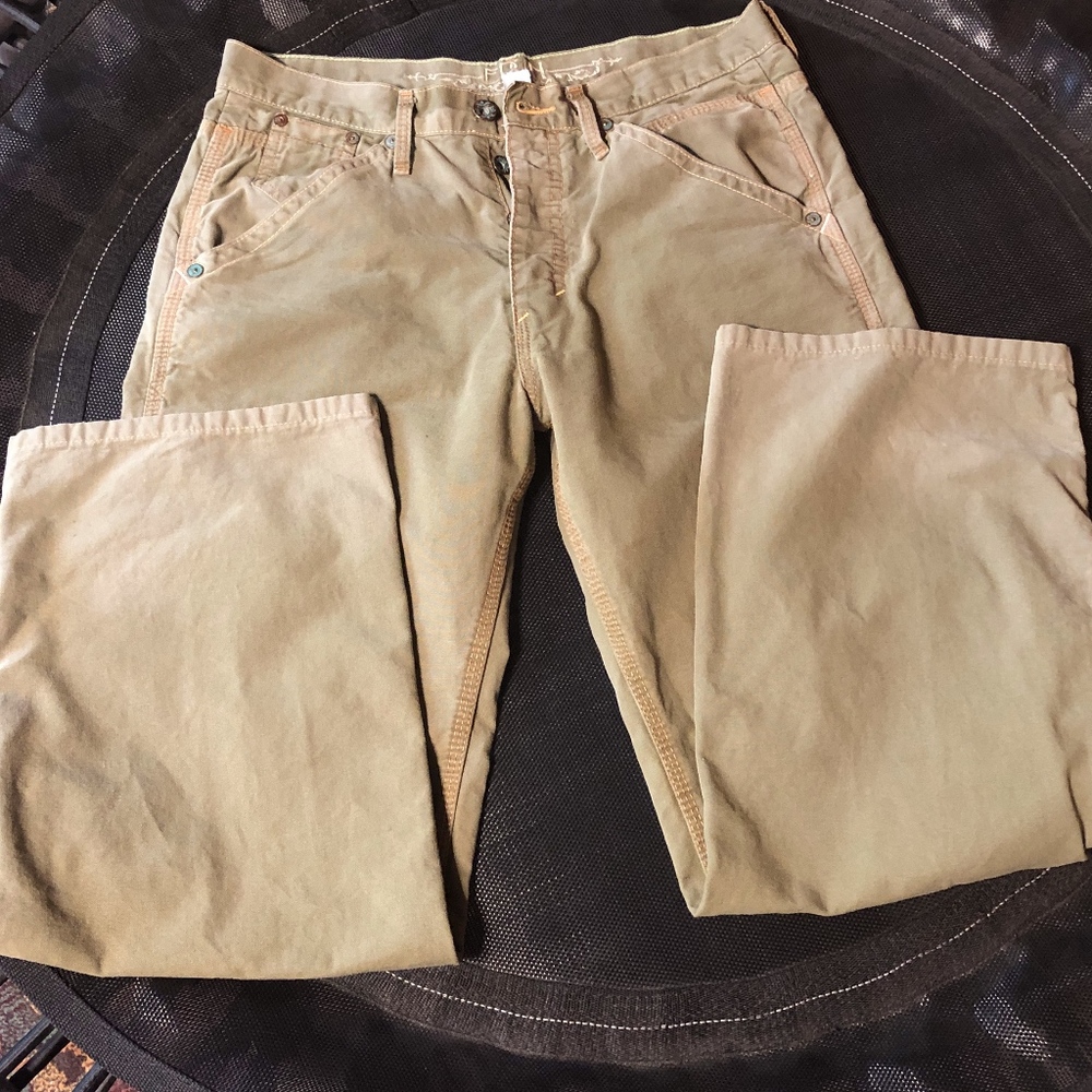 Kahki Green Edun Jeans